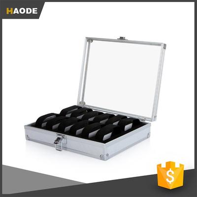 HD-WC-502 12 Grid Slot Watch Display Travel Case Watch Packaging Box Jewelry Collection Organizer Holder