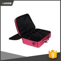 Factory Price Pink Eco-Friendly Wholesale Cosmetic Bag Toiletry Bag Travel Custom Makeup Bag with Brush Holder